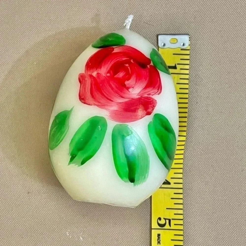 Rose Floral Wax Candle Made In Italy - Picture 6 of 6